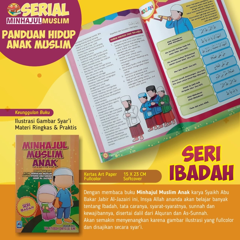 Product image Buku Anak Minhajul Muslim 1 Set 4 Jilid SC Soft Cover