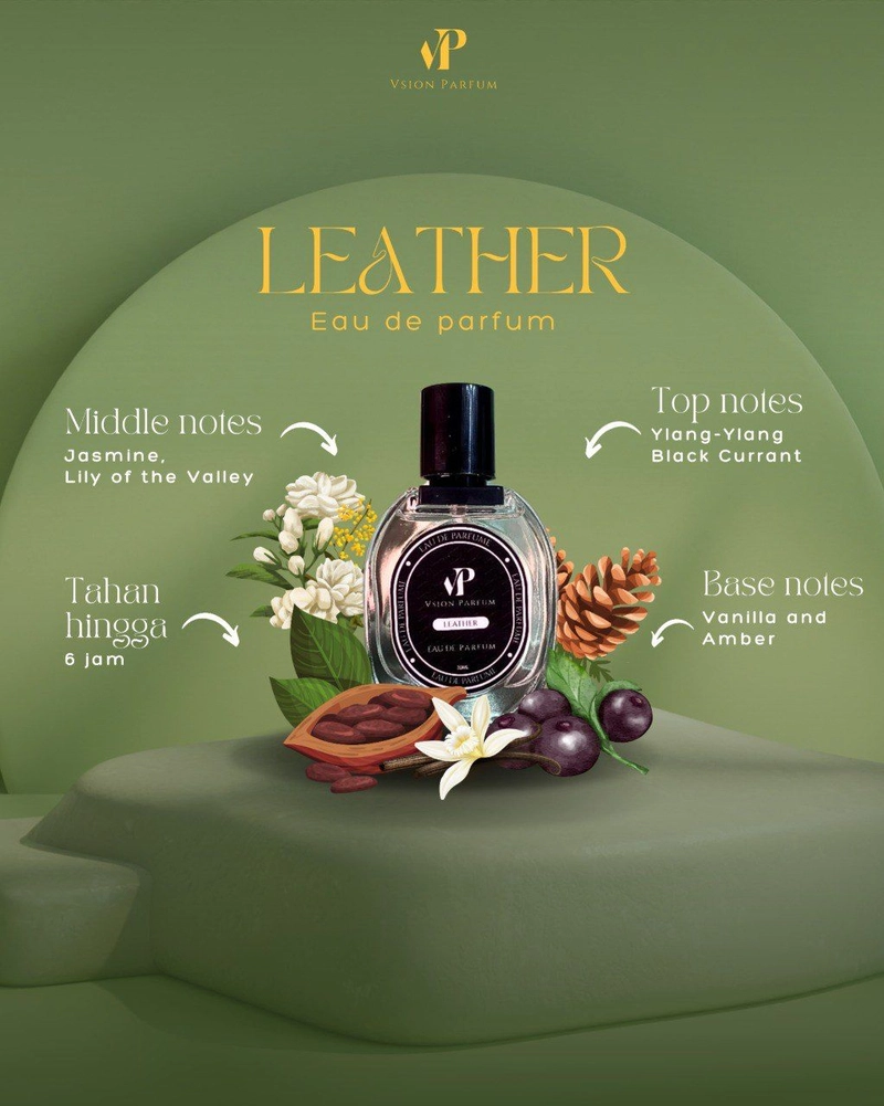 Product image VSION BLOOMIN PARFUM - Vsion Parfum - Leather 30 ML LEATHER