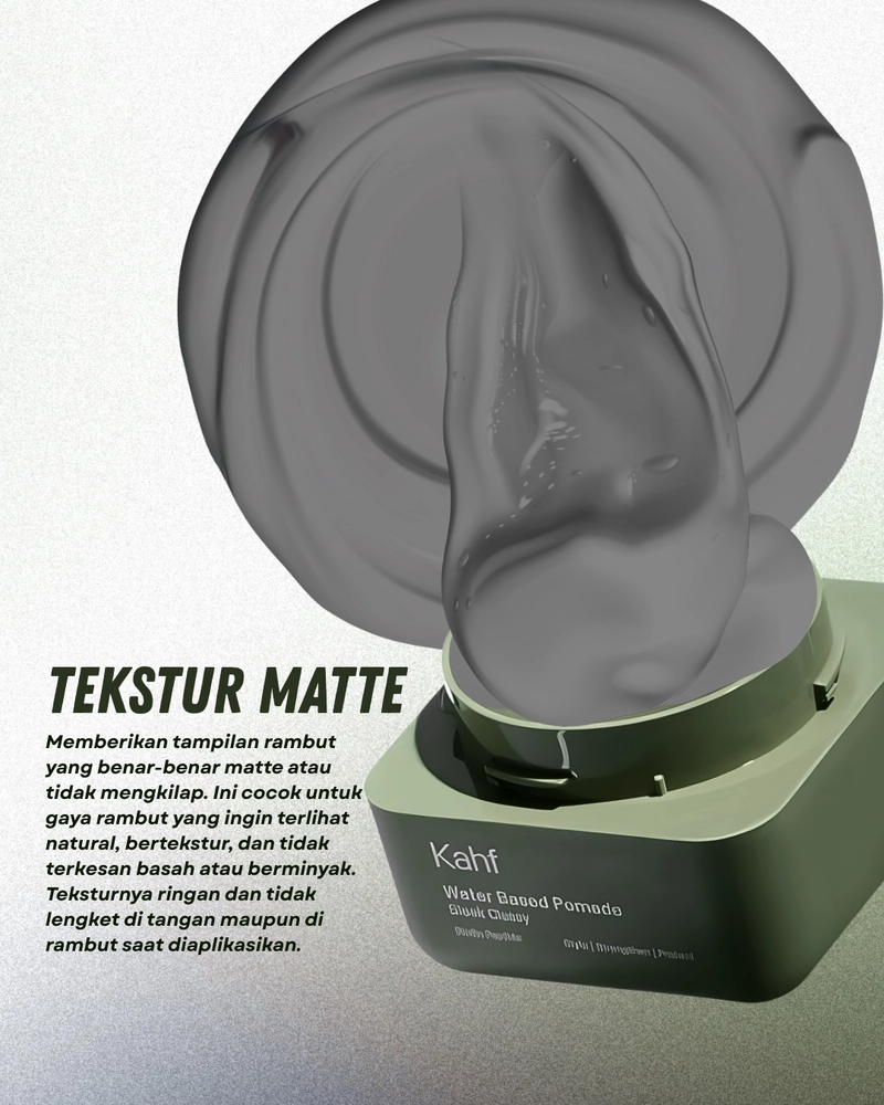 Product image SUPLAI SHOP - SUPLAI SHOP - Pomade Krim Rambut Tipis Rapi Kahf 70 g Matte Dapper