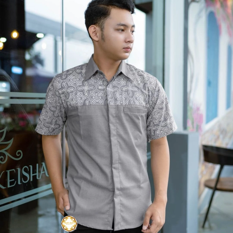Product image Rambe Batik Indonesia - BEST SELLER Hem Batik Cap Berkualitas Mix Kain Toyobo Polos Grade A Kualitas Import XXL Motif B