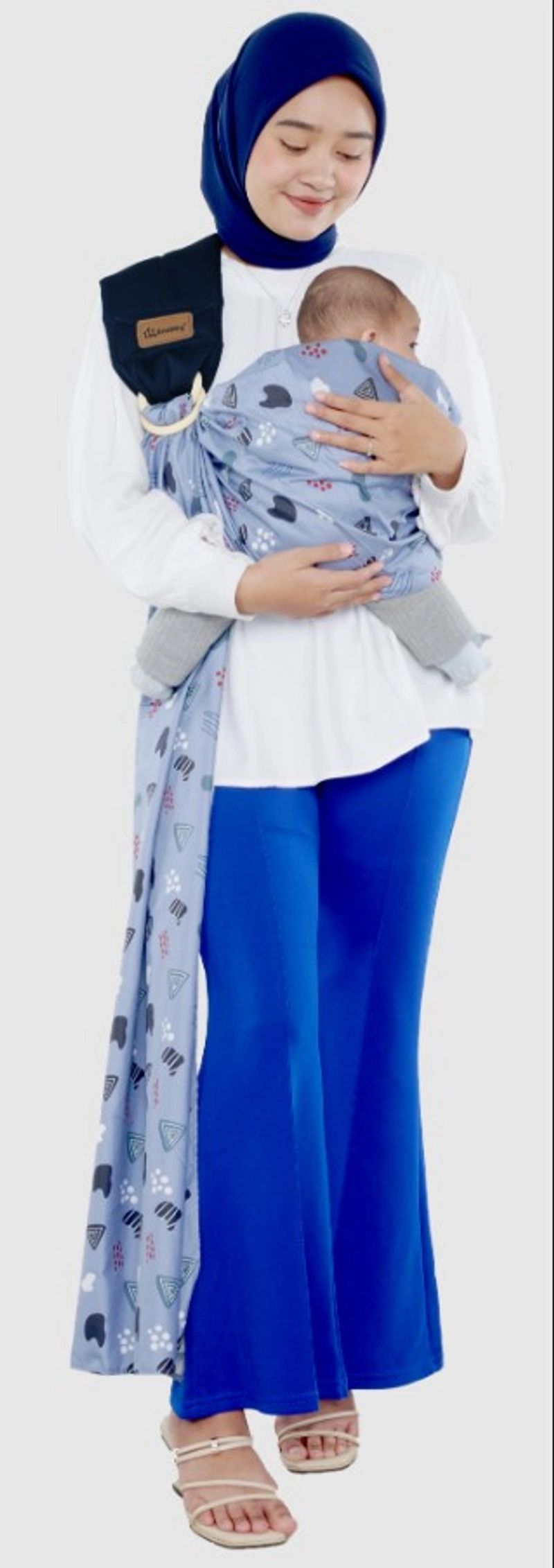 Product image SNOBBY BABY - SBG0945 GENDONGAN SLING MULTIFUNGSI ALICIA SERIES All Size Hitam