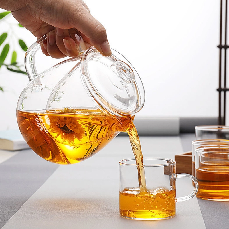 Product image RUMAH RAYA - (PO) Teko Pitcher Glass Japanese Style 1200ml - CV102 1200 ml Putih
