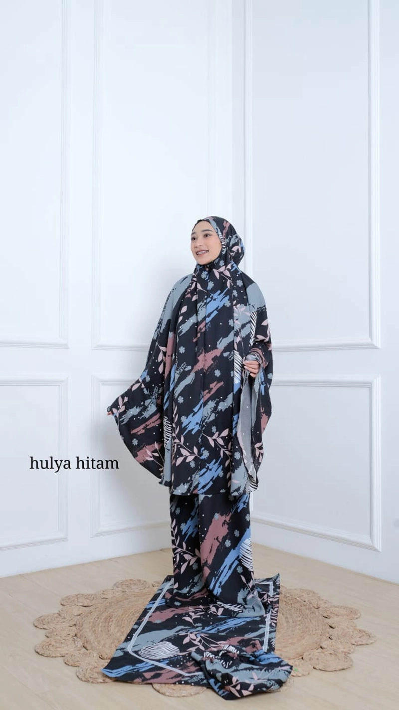 Product image AL Irsyad Store - MUKENA DALANOVA HULYA JUMBO HITAM