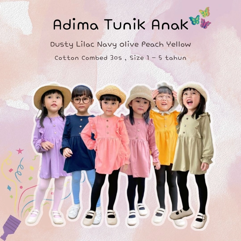 Product image Adima Tunik Anak Perempuan 1 Dusty