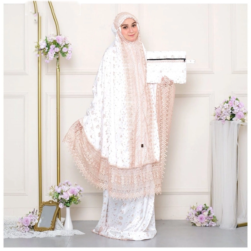 Product image SRIAYU COLLECTION - Mukena KHANZA RENDA KD CANTIK ALL SIZE MILO