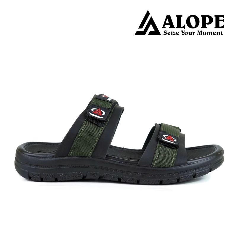 Product image ALOPE OFFICIAL - SANDAL WILDER ALOPE PRIA WANITA BAHAN TEBAL ANTI LICIN SIZE DEWASA 39 SAMPAI 43 39 ARMY