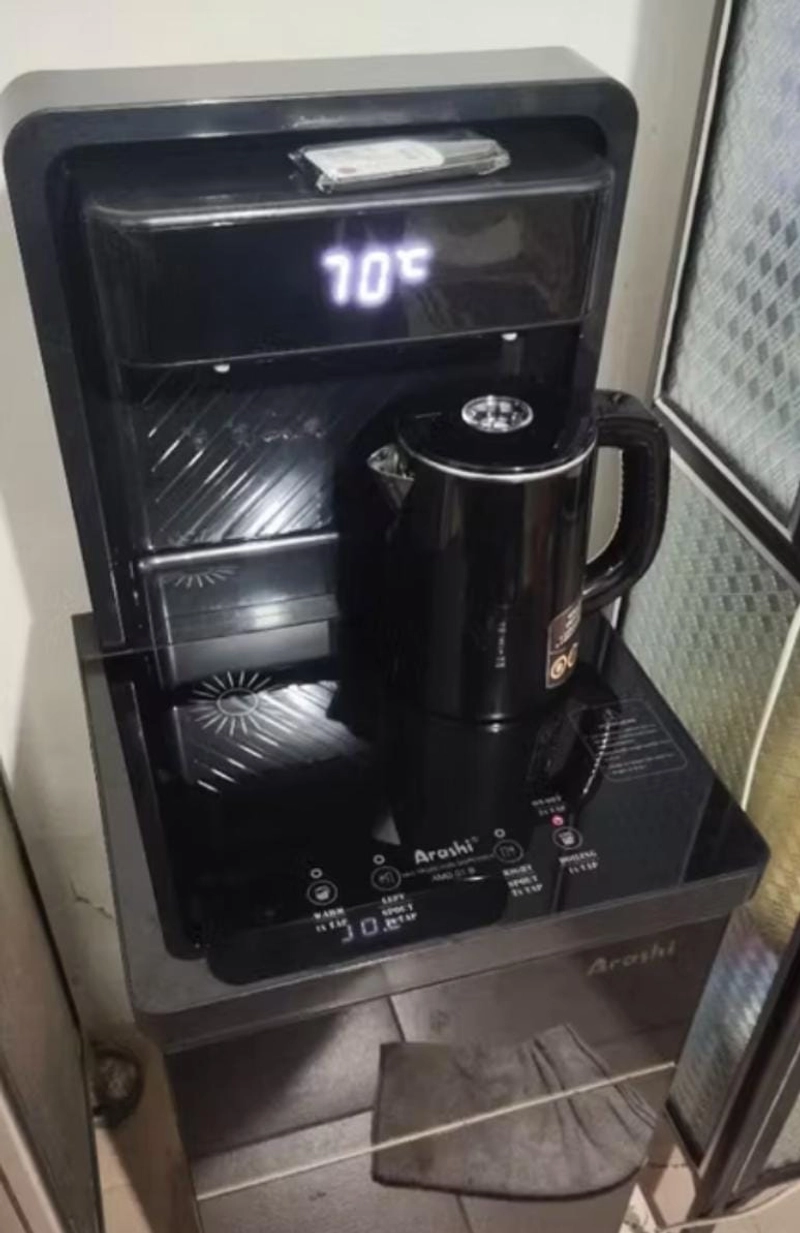 Product image Rizki Electronics - DISPENSER ARASHI AMD 02BC HOT AND COOL HITAM