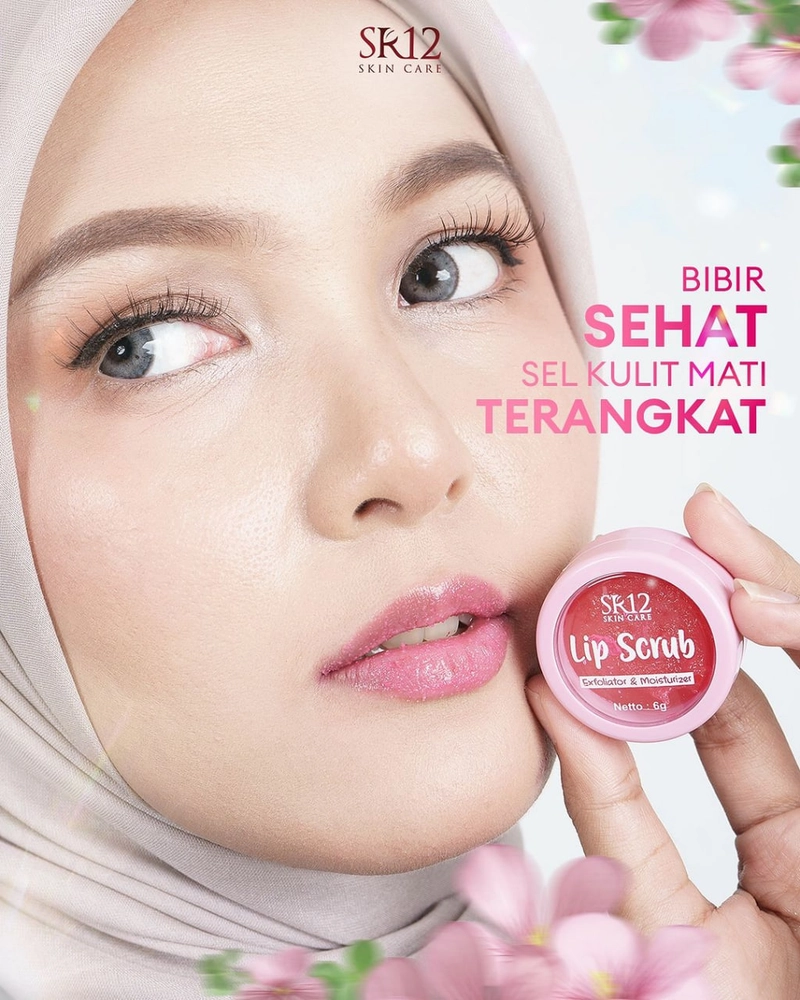 Product image SR12 Lip Scrub Exfoliator & Moisturizer / Scrub Bibir / Melembabkan Bibir / Mencerahkan Bibir 6gr Lip Scrub