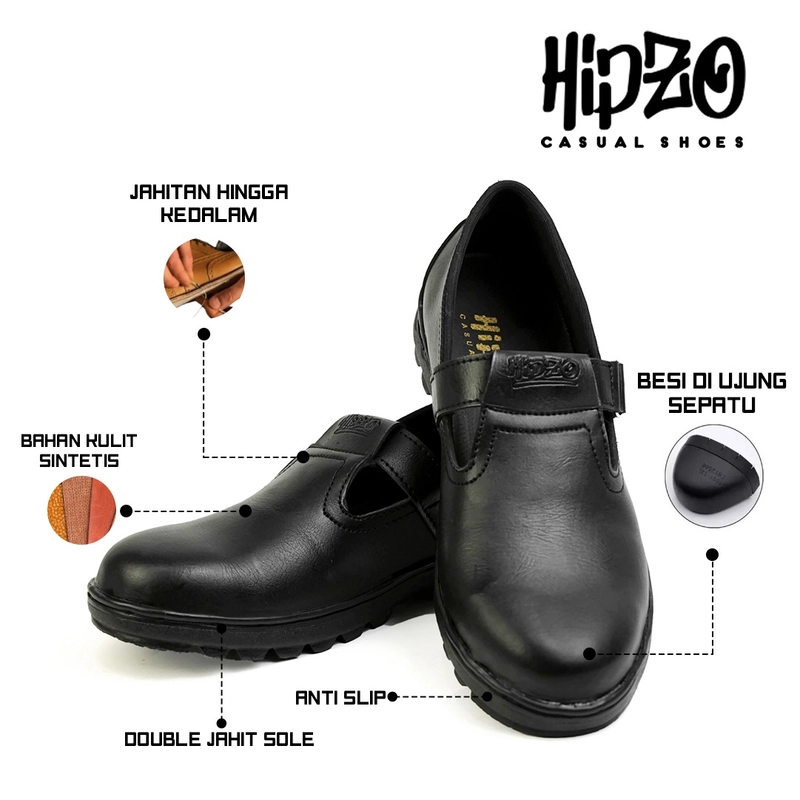 Product image Hipzo - Sepatu Pantofel Outdoor Hipzo M070 Untuk Wanita Kerja Pabrik 36 Hitam