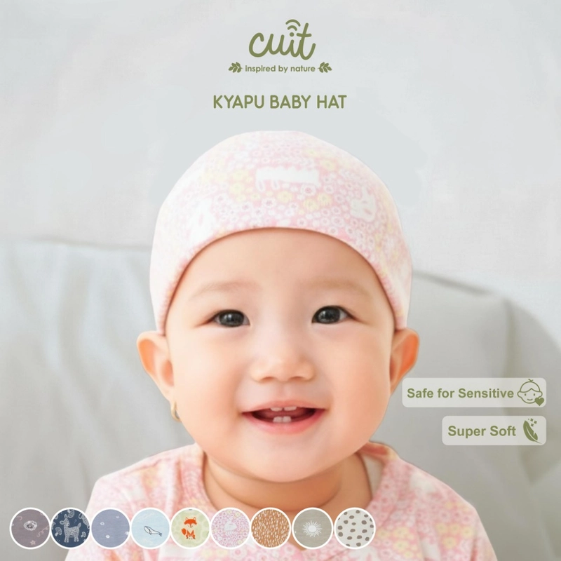 Product image Kintakun Baby - KINTAKUN BABY X CUIT Baby Kyappu Hat Motif- Topi Kupluk Bayi 6 Bulan Kyappu Agile Lion