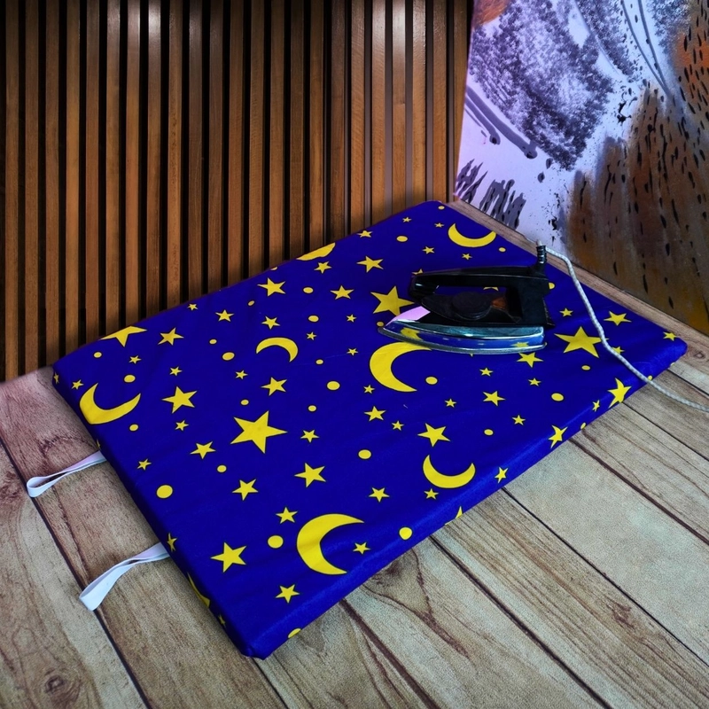 Product image Berkah Saluyu - Alas Setrika Lipat Jumbo 100x50x3cm Motif Minimalis Aesthetic Cover Saja Night Blue
