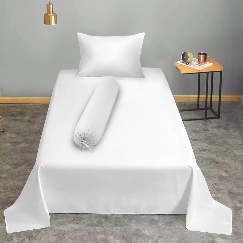 Product image Rosanna - Flat Sheet Sprei Lembaran Putih Tanpa Karet Cotton 300 TC Hotel Collection 190x300 Plain