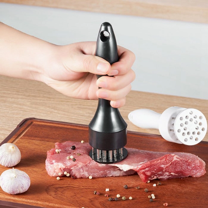 Product image KAHASIL - Needle Meat Tenderizer Alat Penghalus Pelunak Pengempuk Gepukan Daging Stainless Steel KMJ151 PUTIH