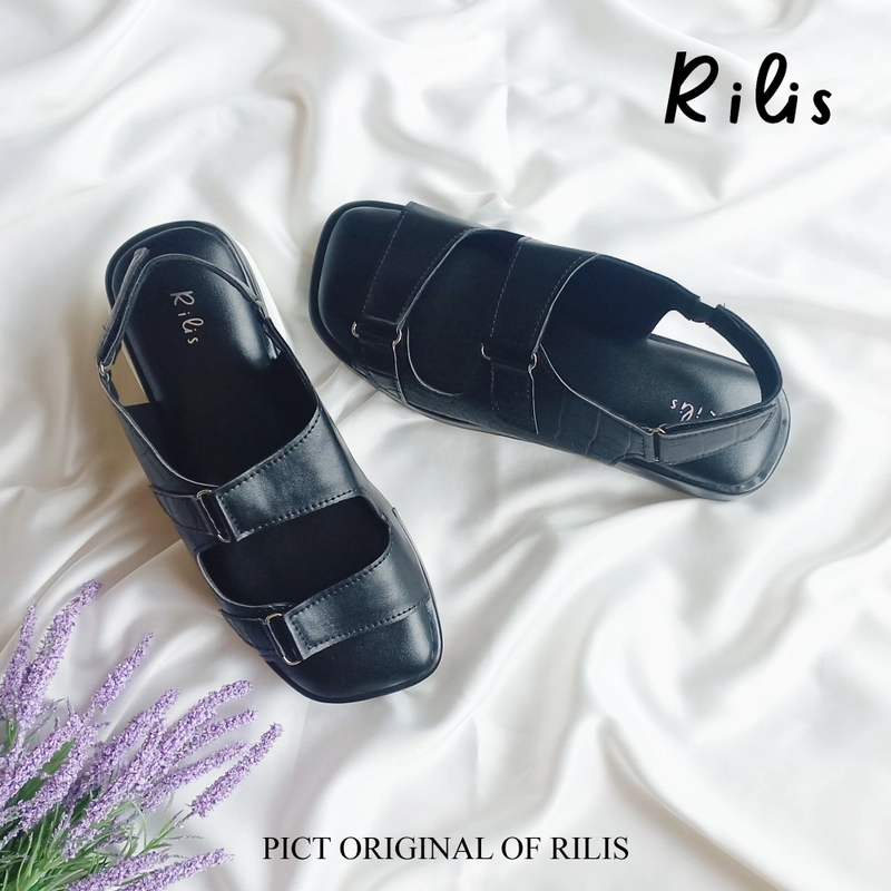 Product image Rilis - Sandal Wanita Moana Platfoam Premium (Rilis 37) 37 Hitam