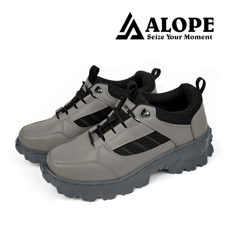 Product image ALOPE OFFICIAL - ALOPE - SEPATU DIZON UJUNG BESI 42 ABU