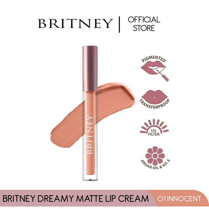 Product image Purbasari - BRITNEY DM LIPCREAM 1.5 gr 01 INNOCENT