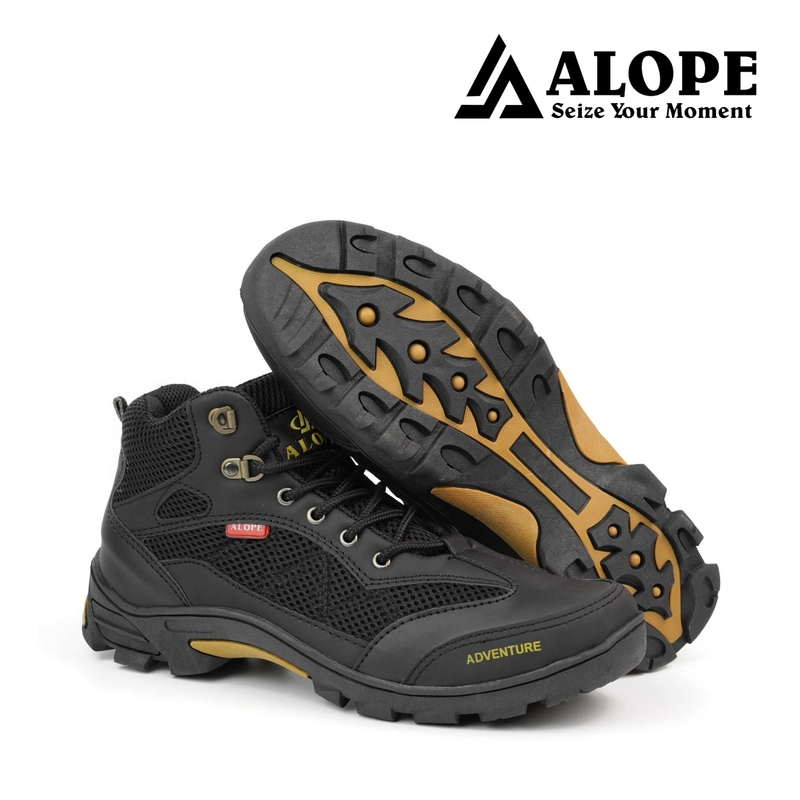 Product image ALOPE OFFICIAL - ALOPE OFFICIAL - BELI 2 SEPATU F 07 GRATIS KEMEJA POLOS PENDEK WARNA RANDOM 39 HITAM