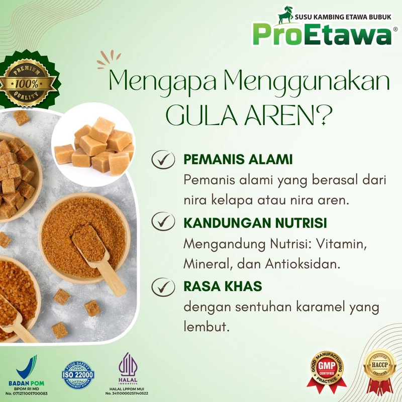 Product image ProEtawa - Susu Kambing ProEtawa 250g Gula Aren