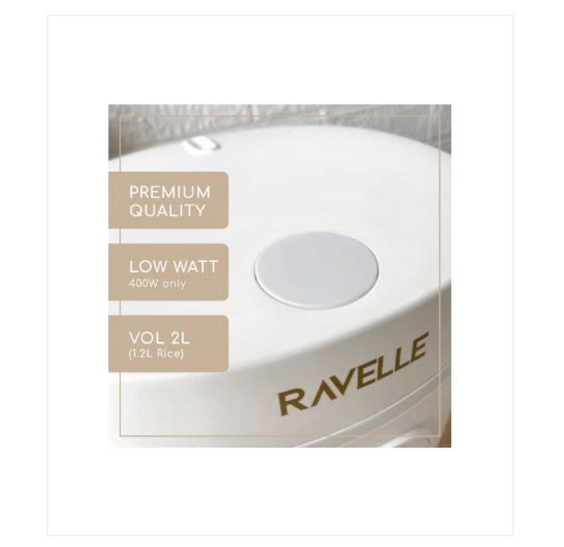 Product image UTAMAMEGA - Rice Cooker Ravell Dengan 10 Auto Program Kapasitas 1,2L Nasi