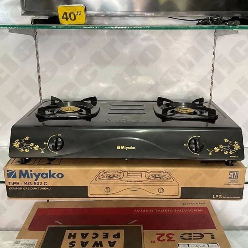 Product image Miyako - Miyako KG502C Kompor Gas 2 tungku black
