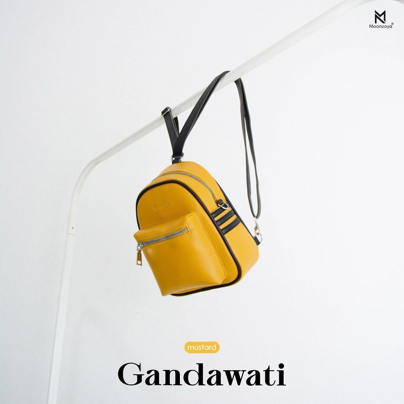 Product image Moonzaya - TAS WANITA GANDAWATI BY MOONZAYA RANSEL GANDAWATI MUSTARD