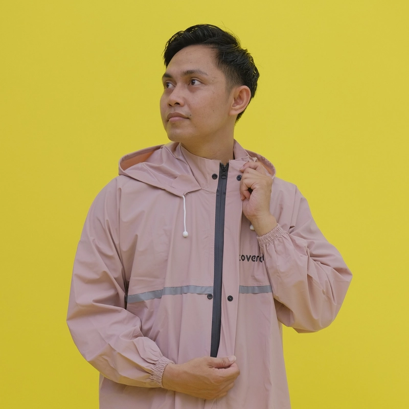 Product image Coverain - Raincoat - Jas Hujan Raincoat Setelan List Premium Coverain Jumbo Dusty