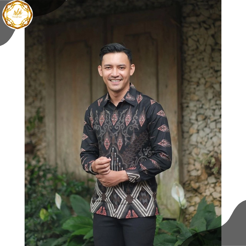Product image Batik Kemeja Panjang F2 Berkualitas L A