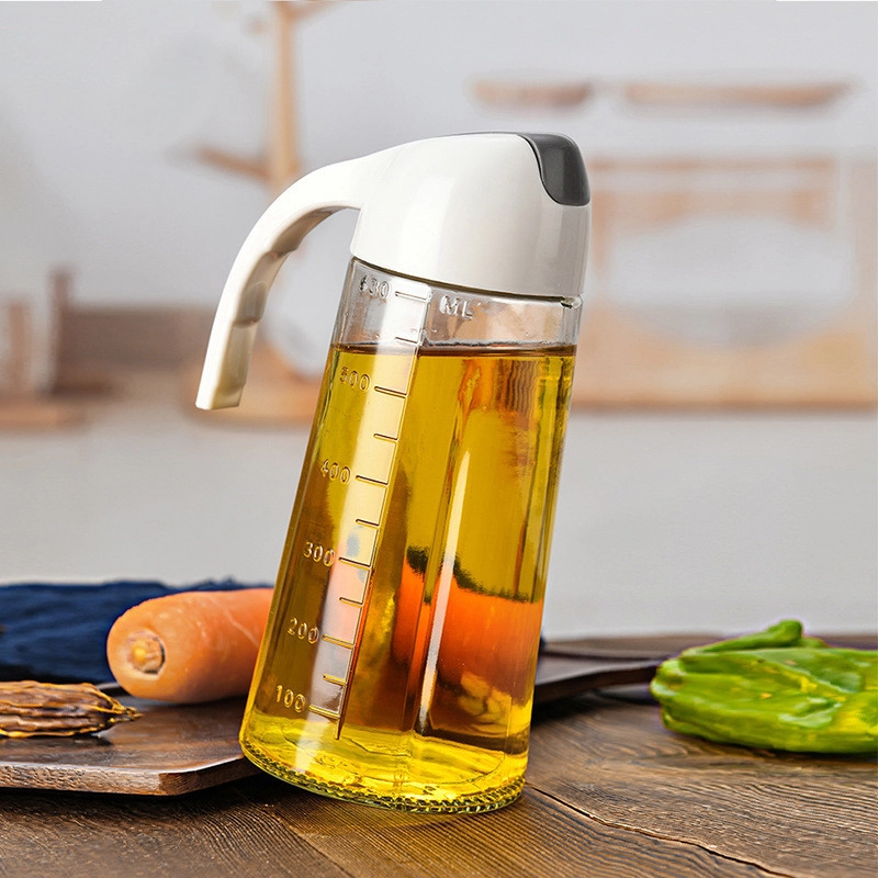 Product image KAMJE Botol Kaca Wadah Tempat Minyak Goreng Sayur 630ml KMJ016 KMJ016 RANDOM