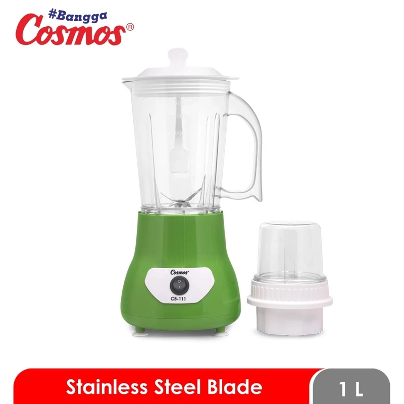 Product image UTAMAMEGA - Cosmos CB-111 CB111 Blender Plastik 1Liter Midori series 380 Watt Warna Random