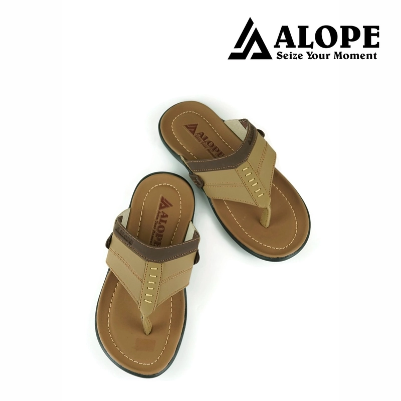 Product image ALOPE OFFICIAL - SANDAL ALOPE H 17 SANDAL PRIA KASUAL TRENDY BERKUALITAS 43 COKLAT MUDA