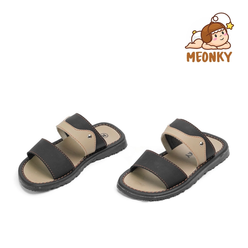 Product image Meonky Official - Sandal Anak Laki Laki Sendal Slop Cowok Original Meonky SB - 02 Anti Slip Ringan 26 HITAM