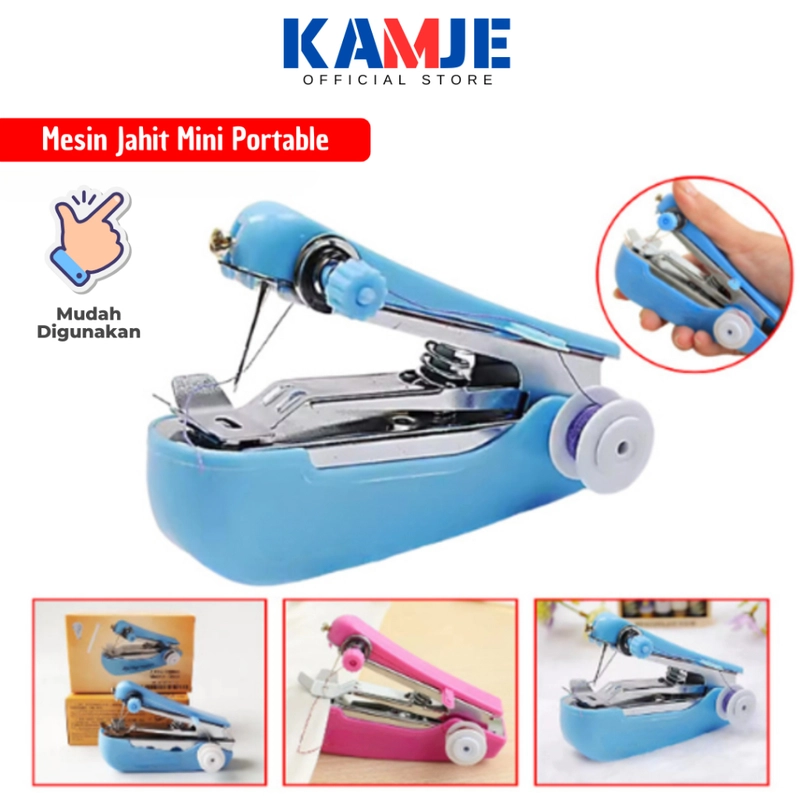 Product image KAMJE Mesin Jahit Portable Mini Tangan Manual KMJ057 KMJ057 RANDOM