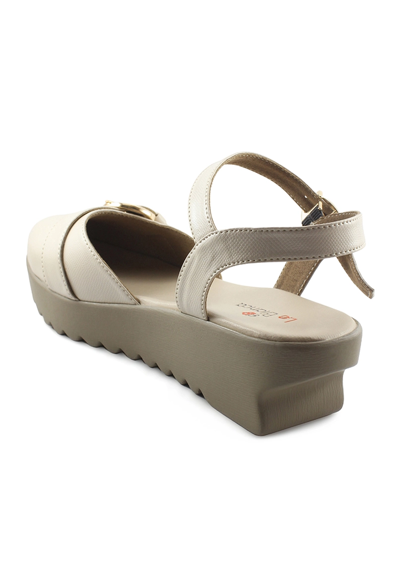 Product image Lebianca - Le Bianca 211 25-02 Sepatu Wedges Wanita Tertutup Trendy 36 Ivory