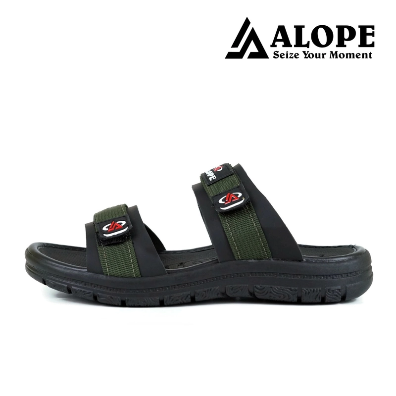 Product image ALOPE OFFICIAL - SANDAL WILDER ALOPE PRIA WANITA BAHAN TEBAL ANTI LICIN SIZE DEWASA 39 SAMPAI 43 39 ARMY