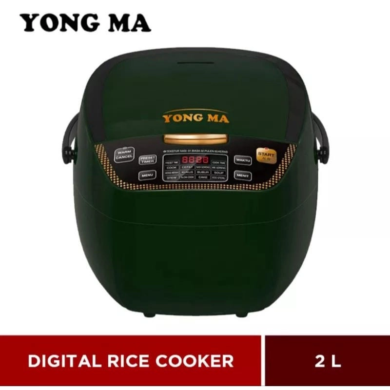 Product image Mumtazqu Store - Yongma Magic com Digital SMC 8017 2 Liter Bergaransi 2 liter Green