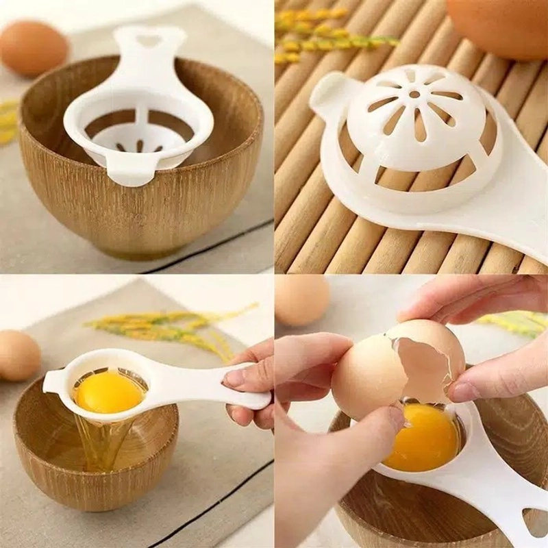 Product image KAHASIL - Sendok Alat Pemisah Penyaring Putih dan Kuning Telur KMJ239 PUTIH