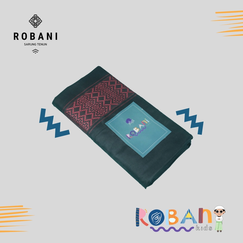Product image Sarung ANAK ROBANI Black Edition 100cm x 80cm MERAH