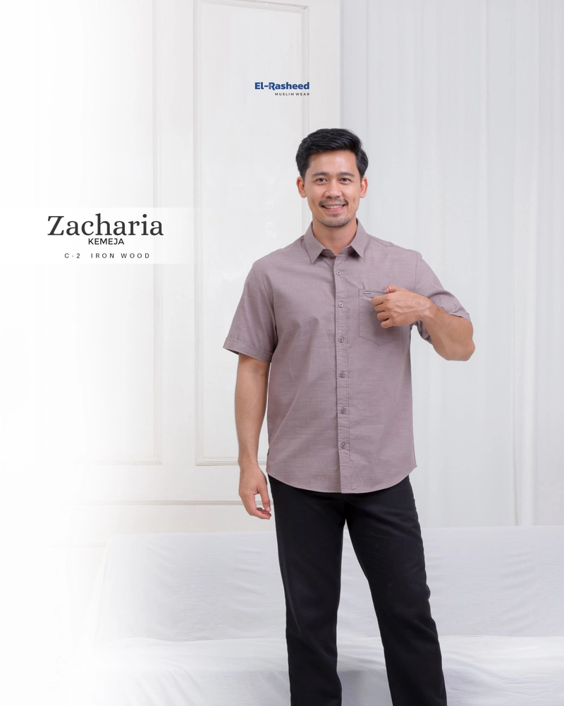 Product image Yasmeera Official - Baju Kemeja Zacharia XS C2 - IRON WOOD