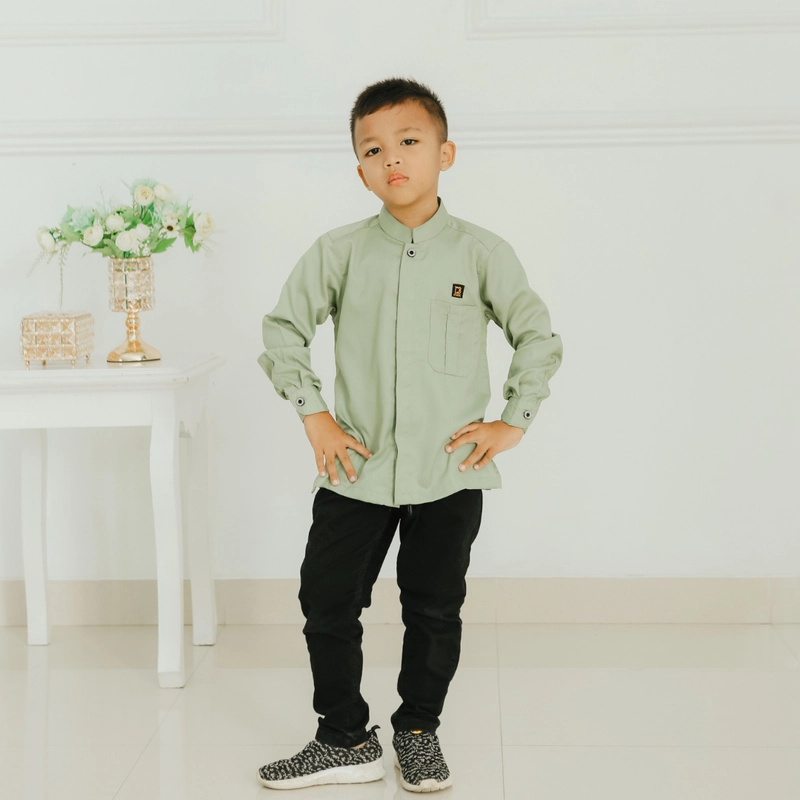 Product image Dthree - Dthree - Couple Keluarga 2024 Sehra Nelda Series Sage 1THN KEMKO ANAK