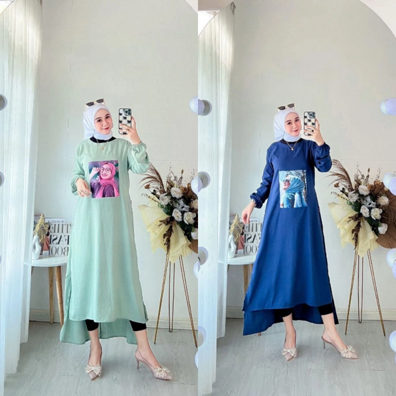 Product image Rambe Batik Indonesia - Gamis Kanaya F2 Premium Allsize D