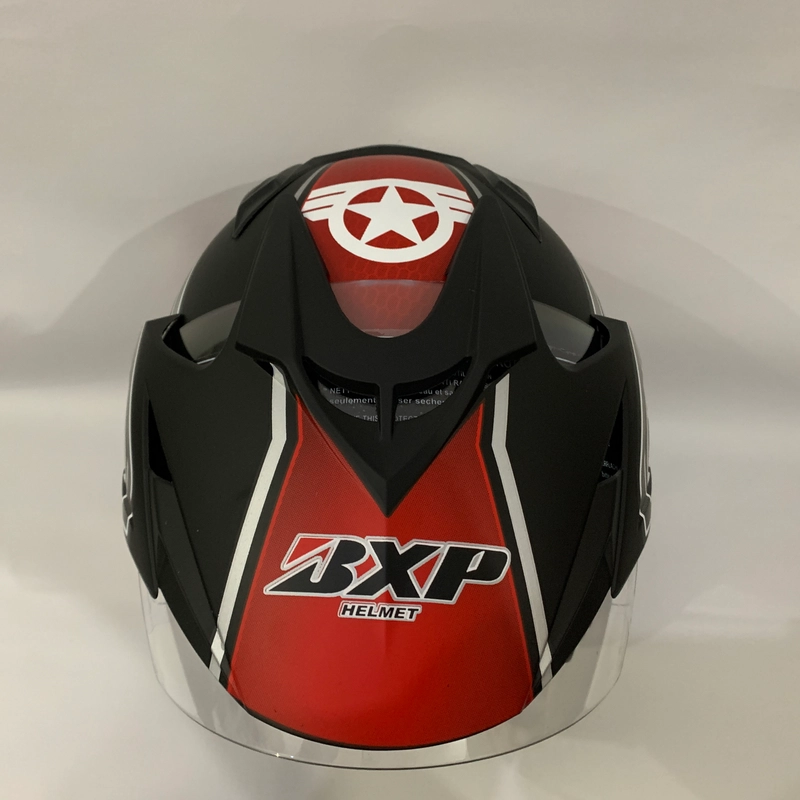 Product image CRX Helmet - Helm JP7 Captain Doff - Double Visor (Kaca Clear & Smoke) Helm SNI Helem Dewasa L Hitam Doff