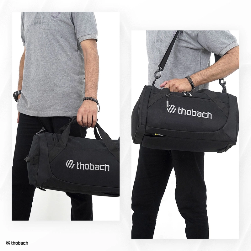 Product image Thobach official -MINI TRAVEL BAG DETROIT BACKPACK PRIA WANITA DUFFLE BAG GYM ALL SIZE Black
