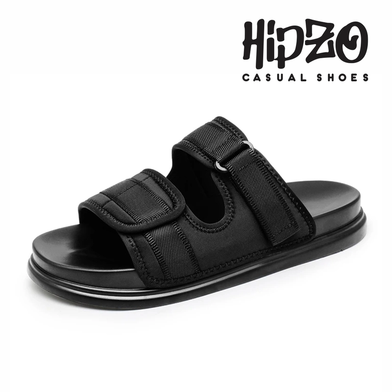 Product image Hipzo - HIPZO Sandal Selop Unisex CT039 Ringan Casual Untuk OOTD Santai Pria Wanita 41 HITAM