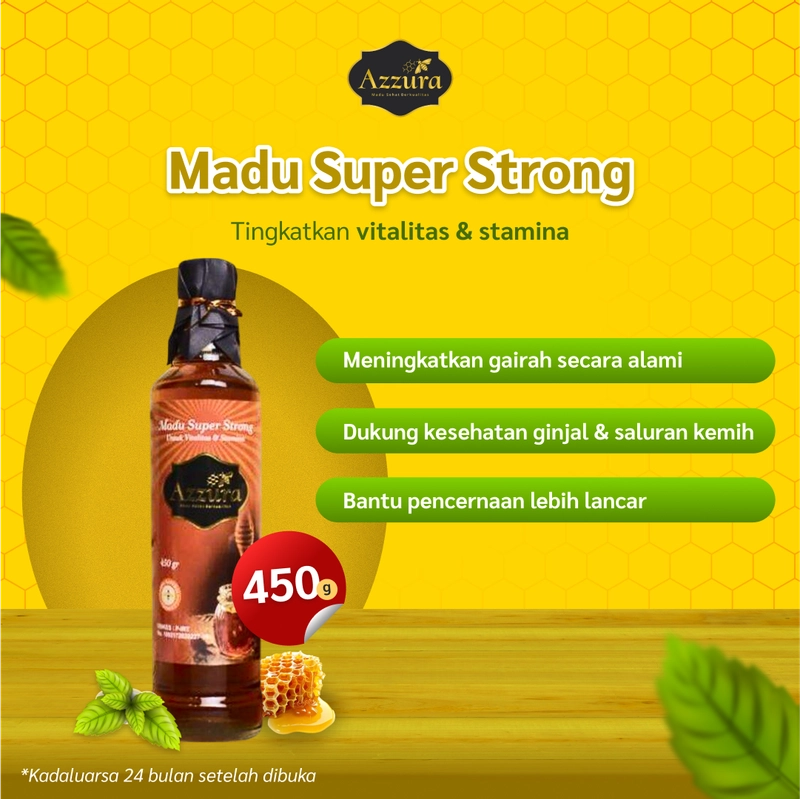 Product image Madu Azzura - Madu Super Strong 450 gr