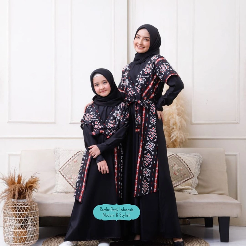 Product image Rambe Batik Indonesia Couple Sarimbit Batik Keluarga - Kode F2 Hem Anak Cowok No 8 F2