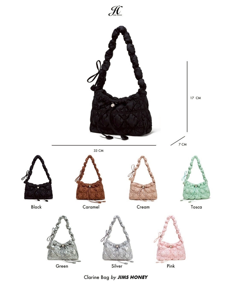 Product image JIMSHONEY SUKABUMI - JIMSHONEY SUKABUMI - CLARINE BAG JH-362 ALLSIZE BLACK