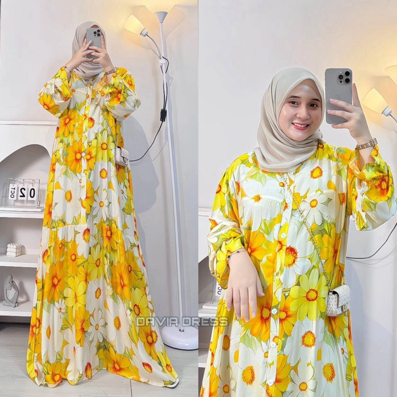 Product image Khisna collection - Adiva drees motif bestseller kekinian Allsize Adiva2
