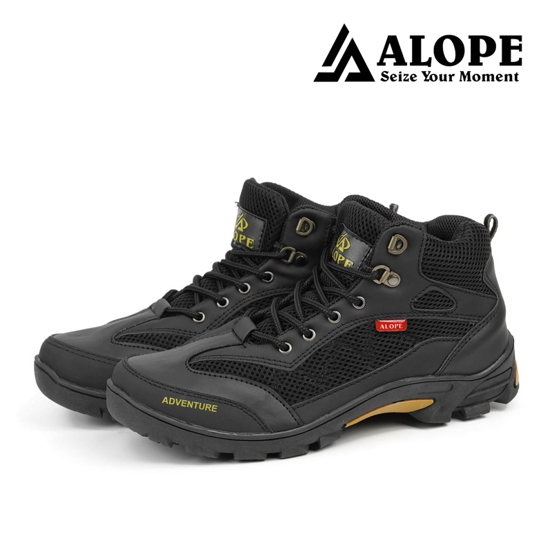 Product image ALOPE OFFICIAL - ALOPE OFFICIAL - BELI 2 SEPATU F 07 GRATIS KEMEJA POLOS PENDEK WARNA RANDOM 39 HITAM