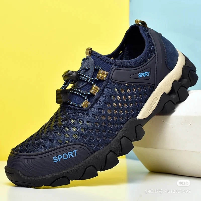 Product image Hipzo - HIPZO Sepatu Sneaker Casual 011 Pria Shoes Sport 38 NAVY