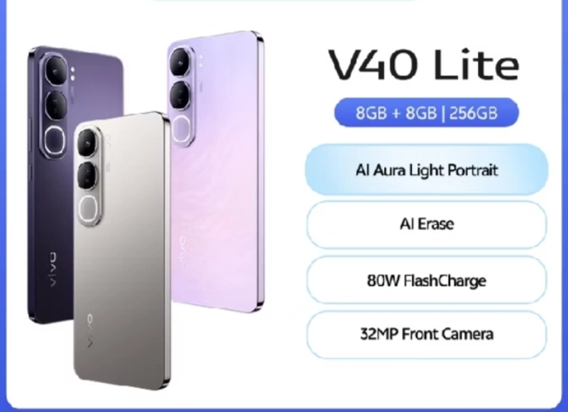 Product image Whiefaa OS - vivo v 40 lite ram 8 128 dan 8 256 4G 8+8/128 request